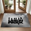 Linkin Park Design Crystal Velvet Rug Soft Decorative Mat for Bedroom Entrance