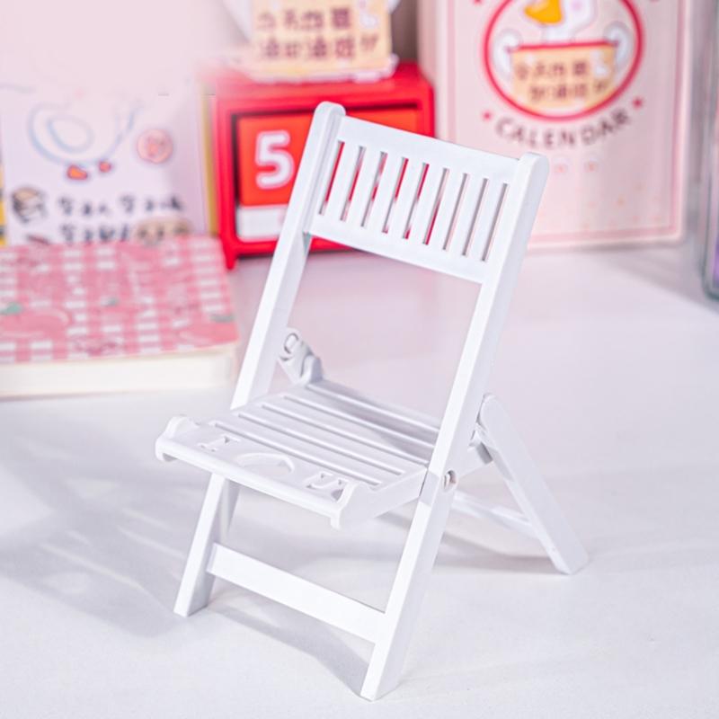 Foldable Phone Stand for Desk Chair Shape Cellphone Holder Portable Cellphone Cradle Desktop Dock Universal