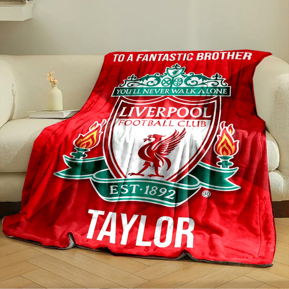 Liverpool Football Club Designed Flannel blanket for bedroom, living room, sofa, and nap