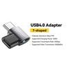 Essager USB4.0 40Gbps OTG Adapter 240W Fast Charging Converter 90 Degree USB Type C Data Adapter For Phone Macbook Laptop 8K60Hz
