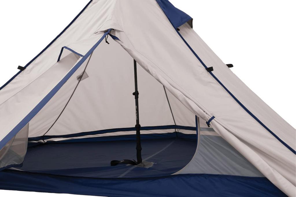 Alps Mountaineering Trail Tipi 2 Person Tent, Grey/Navy,