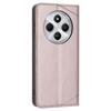 Wallet Case for Xiaomi Poco C75 4G/Redmi 14R 5G/14C 4G Line Imprinted Leather Stand Phone Cover with Wrist Strap
