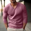 Men's  V-Neck  Self-Cultivation  Pullover  Long Sleeves  Sweater