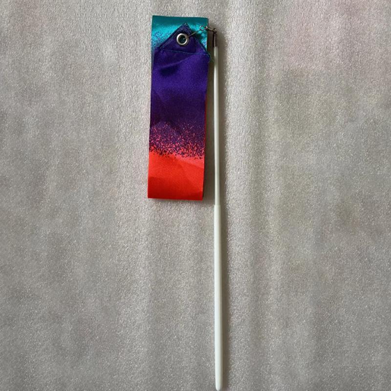 4M Gymnastics Ribbon Gym Ribbon Rhythmic Gymnastics Equipment Dance Ribbon Ballet Ribbon Rotating Rod