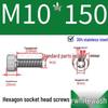 304 Stainless Steel Hexagon Socket Head Cap Screw M10-M16