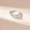 Trumium 1.5CT Moissanite Engagement Rings for Women D Color VVS1 Clarity 925 Silver Vintage Round Celtic Wedding Band