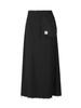 Recorde Raw Edge Detail Flare Long Skirt_Rqkaw23542Bkx