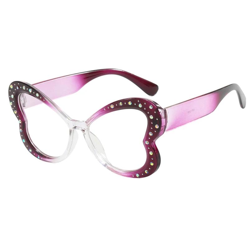 Butterfly Shape Anti Blue Light Glasses for Women Men High Quality Computer Eyewear Blue Light Blocking Eyeglasses