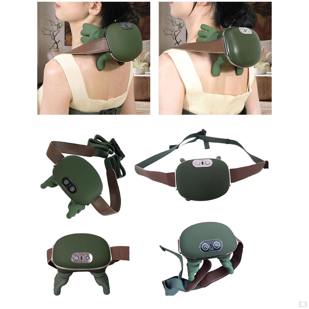 Neck Massage Body Massaging Tool Electric Shoulder Massager with Adjustable Heat and Fingertip