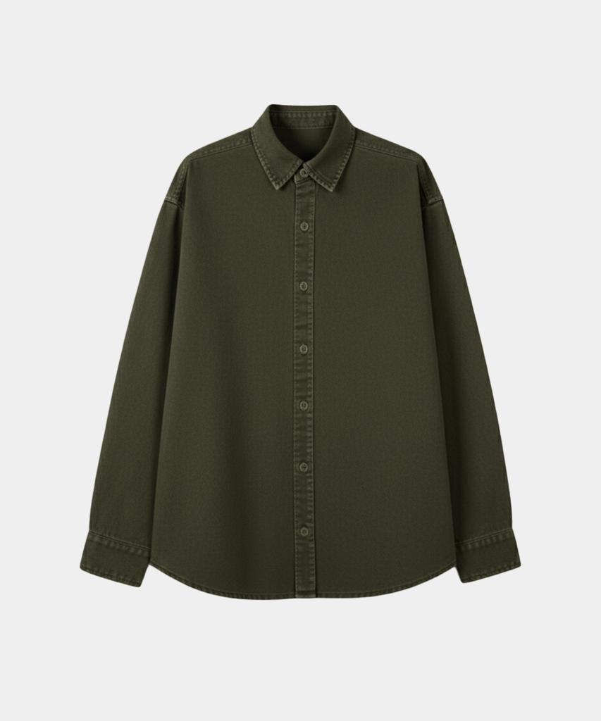 Jikeulib Vintage Pigment Regular Fit Shirt 3 Colors