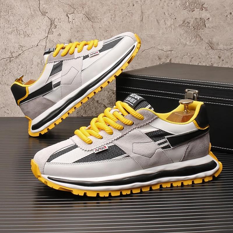 

Модная летняя новая дышащая спортивная повседневная обувь для мужчин, кроссовки, универсальная и модная обувь Форреста Гампа для мужчин для вождения 38