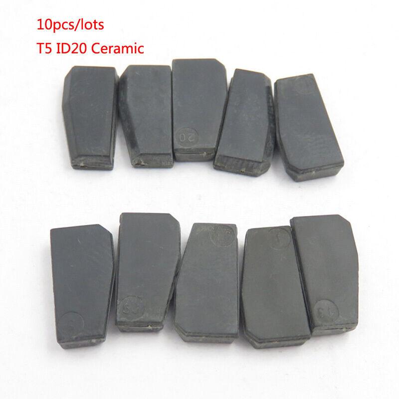 10Pcs T5-ID20 Blank Transponder Chip for Car Keys Avaliable Change To ID11,12,13