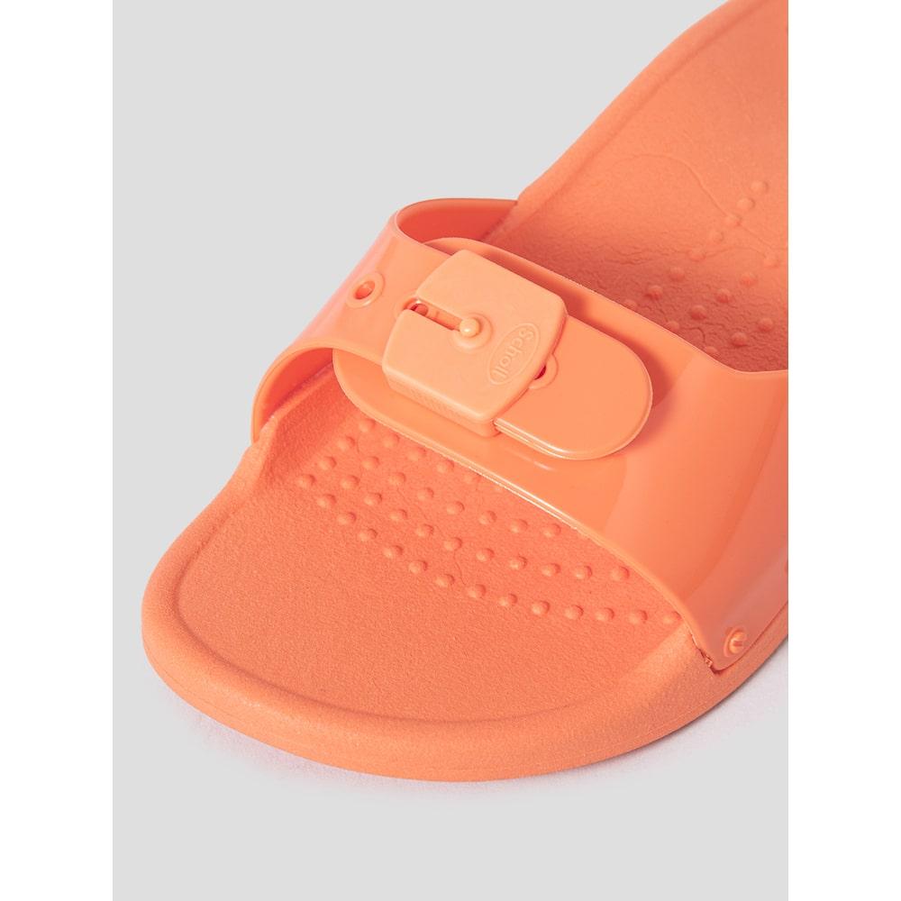 Scholl (Women) Pvc One-Strap Sandals Orange (Hh44K2A138)