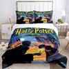 3pcs Harry Potter Fantasy Adventure Bedding Set, Soft Polyester Duvet Cover and Pillowcases Seasons all suitable, Design for Bedroom L1003146