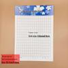 18K Letter Paper Grid & Double/Single Line Retro Stationery Calligraphy Practice Pad