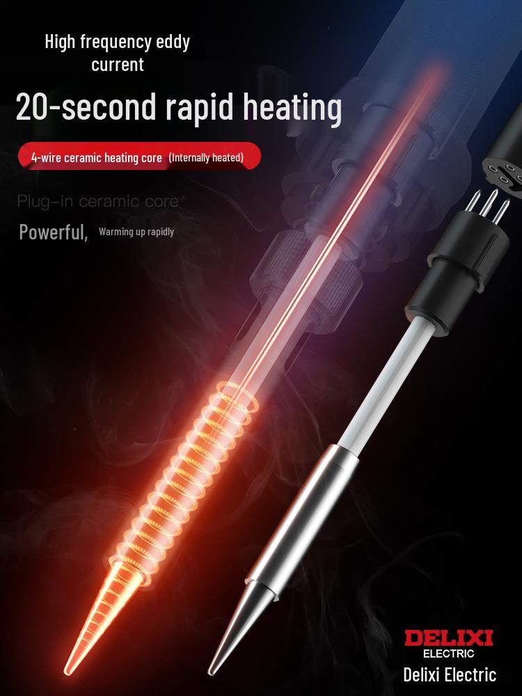 Delixi 936 Adjustable Soldering Station: High-Power, Constant Temperature Soldering Iron for Household Repair & Welding.