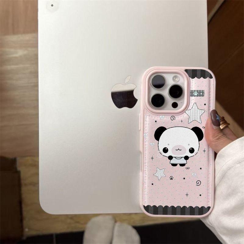 Ancient Storm Point Little Bear Angel Wings Phone Case For iPhone 17 11 13 12 14 15 16 Pro Max Plus Air Shockproof Bumper Cover