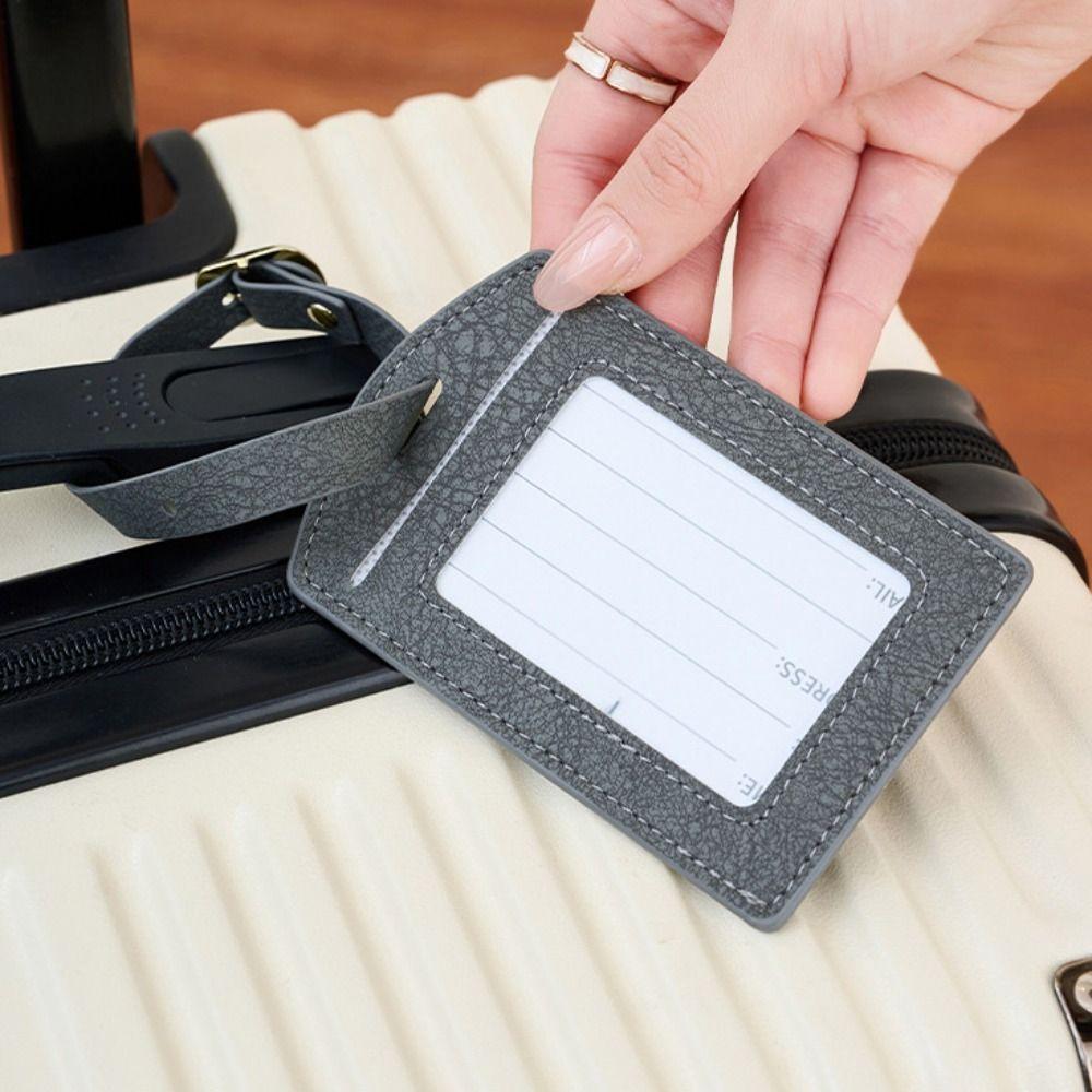 Name Luggage Tags Pu Luggage Tag Boarding Pass Boarding Pass Tag Soft Airplane Suitcase Tag Travel