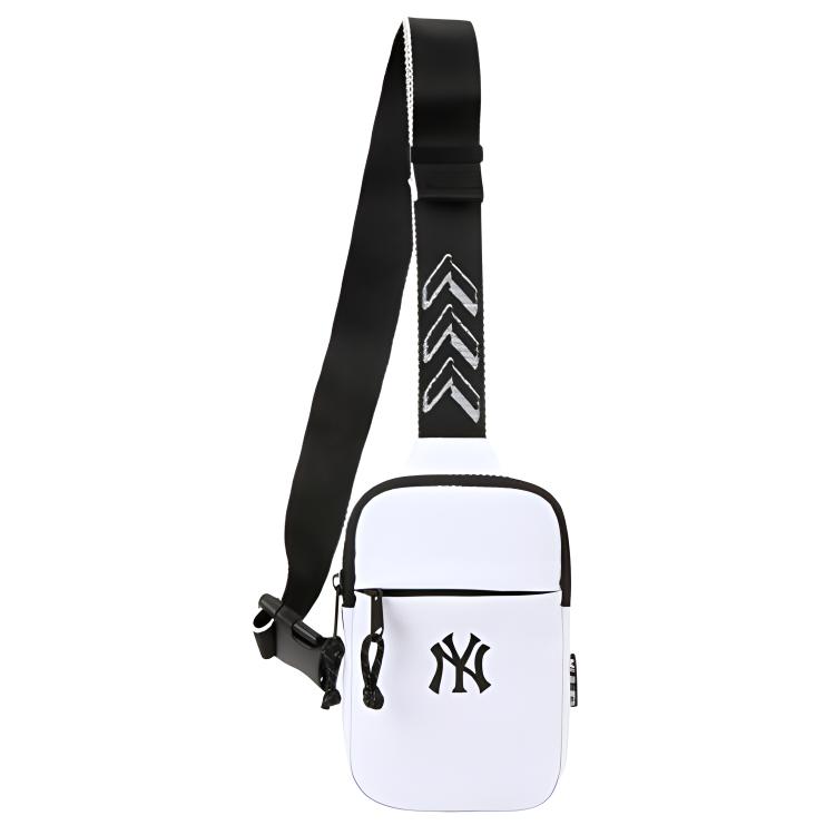 New MLB Polyester Shoulder Bag, Crossbody Bag Mini Unisex White 32BGDZ111-50W