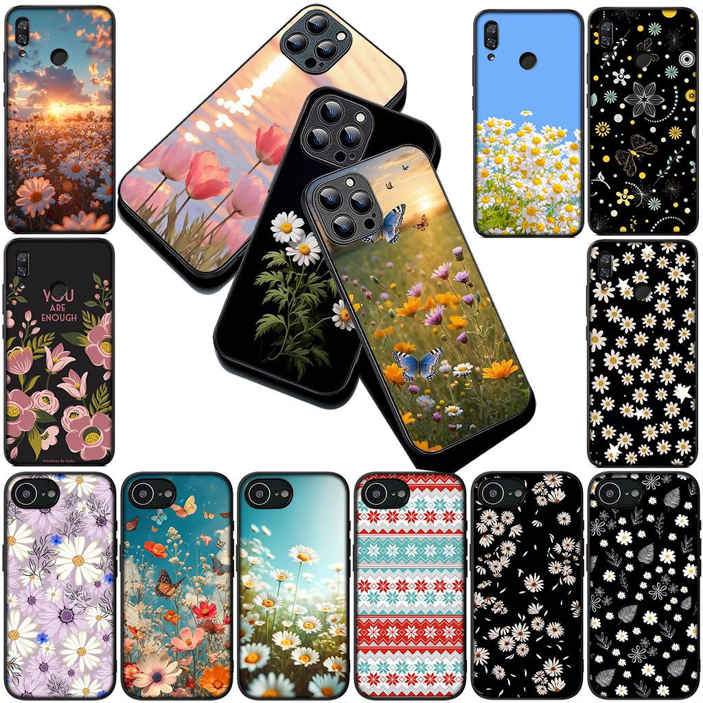 Fresh Little Daisy Flower Silicone Phone Cover for Xiaomi Poco C75 C65 C71 C85 X7 X6 M7 F7 F8 Ultra F6 Pro Soft Case