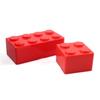 Saving Space Organizer Office Storage Box Building Block Shapes Plastic Desktop Container