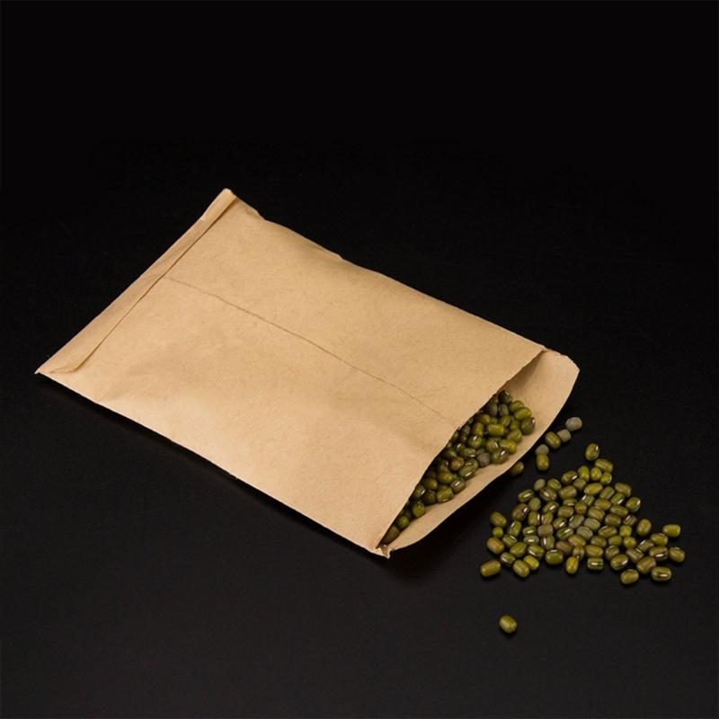 100 Pieces Miniature Kraft Bags for Organizing  and Party Treats Small Coin Envelopes Jewelry Wrapping Pouches