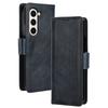 For Samsung Galaxy Z Fold6 5G Phone Case Vintage PU Leather Wallet Stand Shockproof Cover