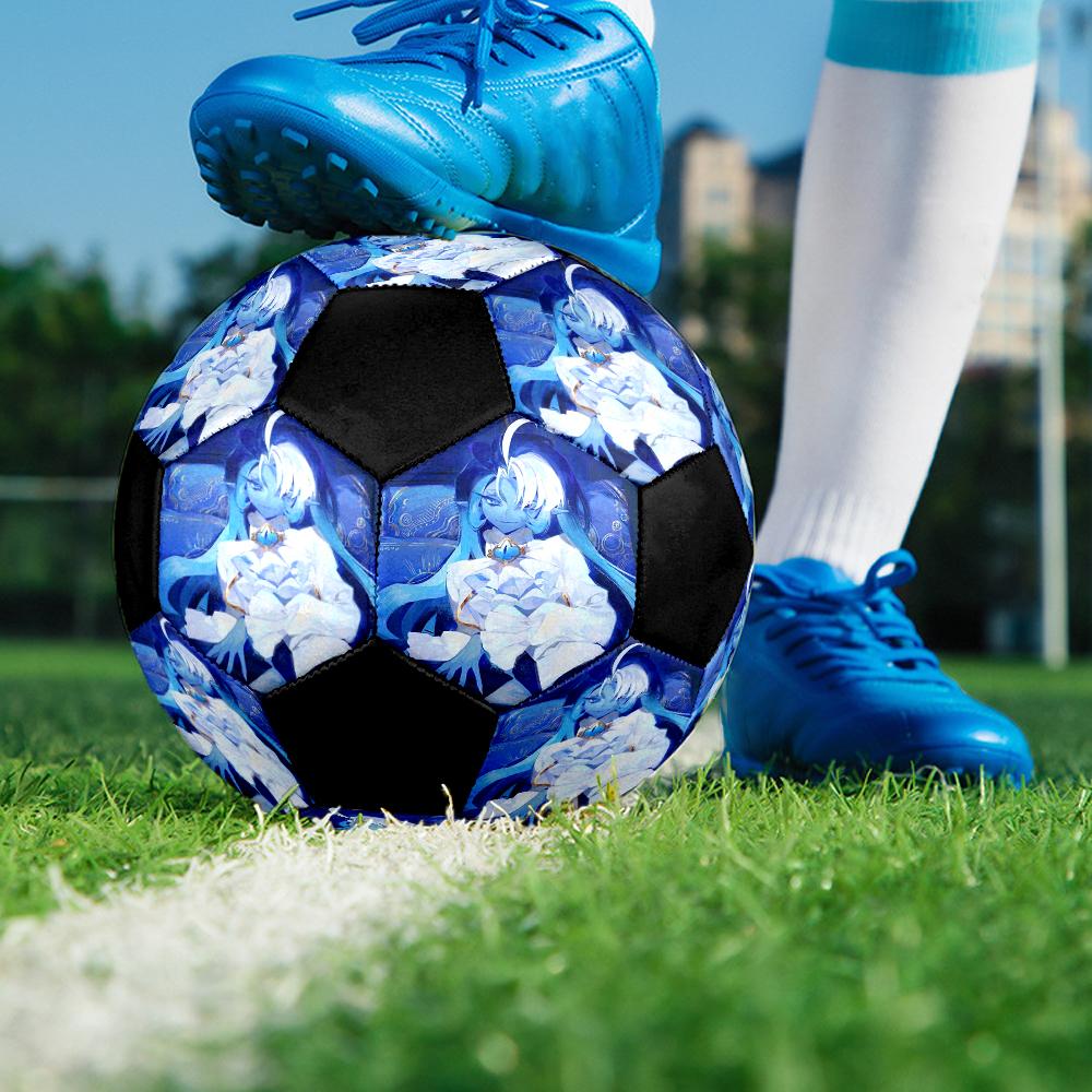 Shadow Milk Cookie Indoor Soccer Ball Colorful Machine Stitched PVC Size 5 Team Training Competition Ready Durable High-Bounce Cool Sports Gift