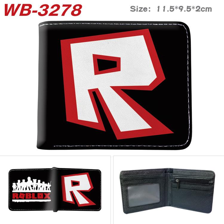 Virtual World Game Peripheral Wallet Cartoon Print Short Fold Card Holder Unisex 1pcs