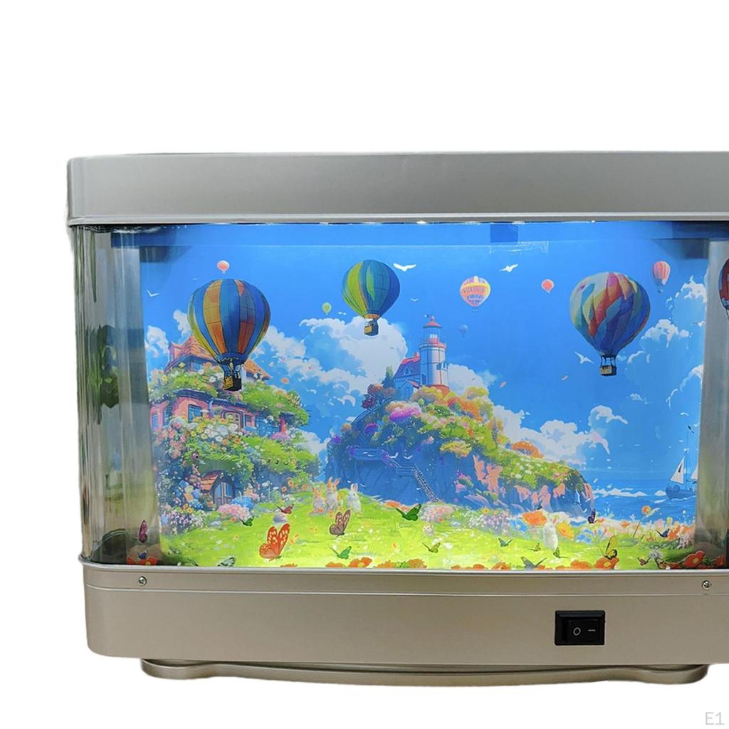 Artificial Aquarium Lamp Fake Landscape for Kids and Adults Desktop Mood LED Night Light