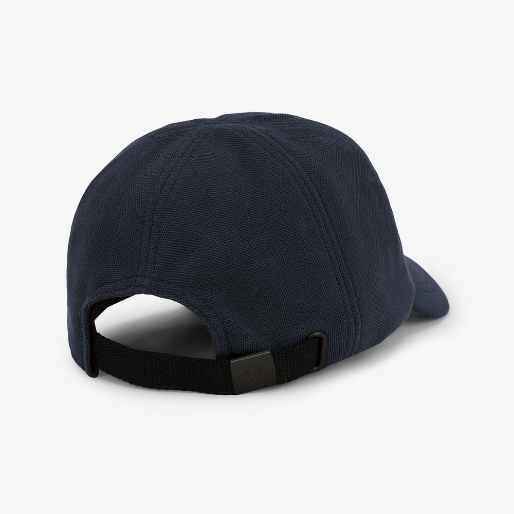 Fred Perry Pique Classic Cap - Black/Coat Green Cfpu2516726-Y43