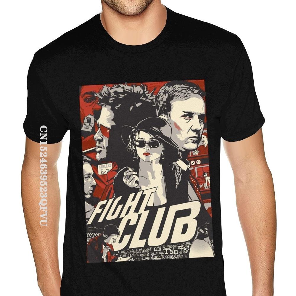

Movie Fight Club Tees Shirts Teenagers Fashion Designer Tees Shirts Mens Oversized Anime Tshirt Men Fashion Brand Clothing 5XL різнокольоровий