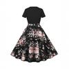 2025 European Retro Patchwork Women's Dress, Chinese Style, Elegant New Design