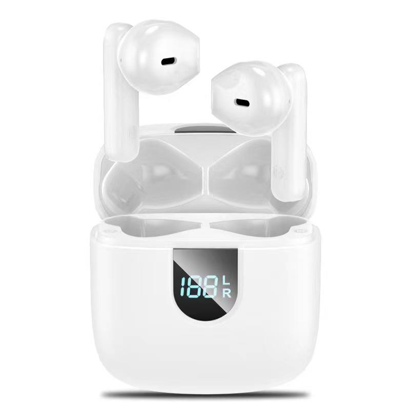 AI-Powered In-Ear Wireless Sports Noise Cancelling Headphones with Digital Display & Long Battery Life