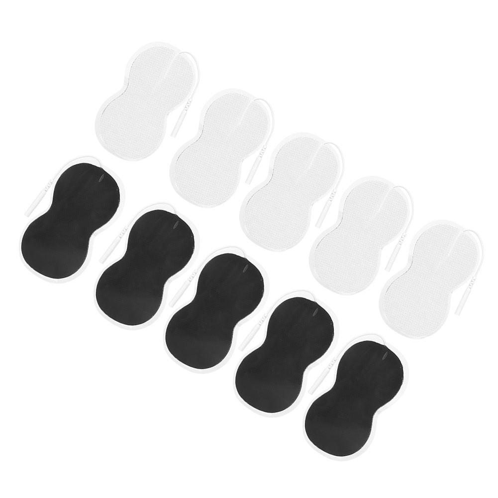 

10 шт. 2 мм Электродные подушечки-патчи в форме восьмерки для TENS-массажера, аппарата для физиотерапии