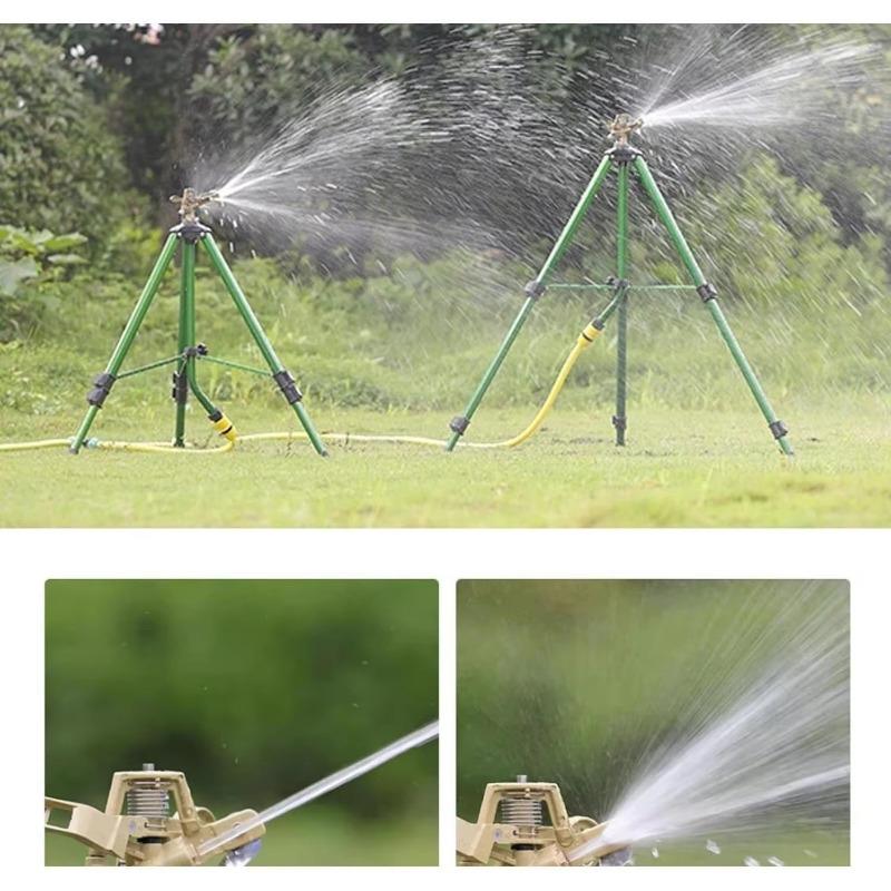 Τρίποδος Εκτοξευτήρας, Εκτοξευτήρας Κήπου, Περιστρεφόμενος 360 Μοιρών Εκτοξευτήρας Άρδευσης για Γκαζόν/Αυλή/Κήπο, Ρυθμιζόμενου Ύψους