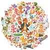 35pcs-70pcs Whimsical Fantasy World Stickers Playful Cute Dragons Stickers Stationery Stickers For Guitar DIY Bicycle