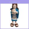 Boneca de Pelúcia Jesus Maria com Enchimento de Algodão PP Para Colecionadores e Presentear