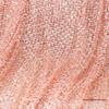 Gradient Pink Round Gold Glitter 3D Sequin Embroidered Mesh Fabric for Stage Scenery, Available Now.