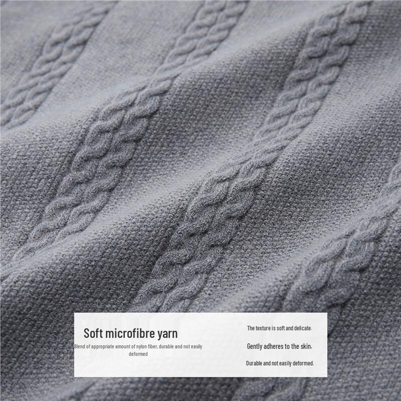 Giordano Men's V-Neck Cable Knit Cardigan