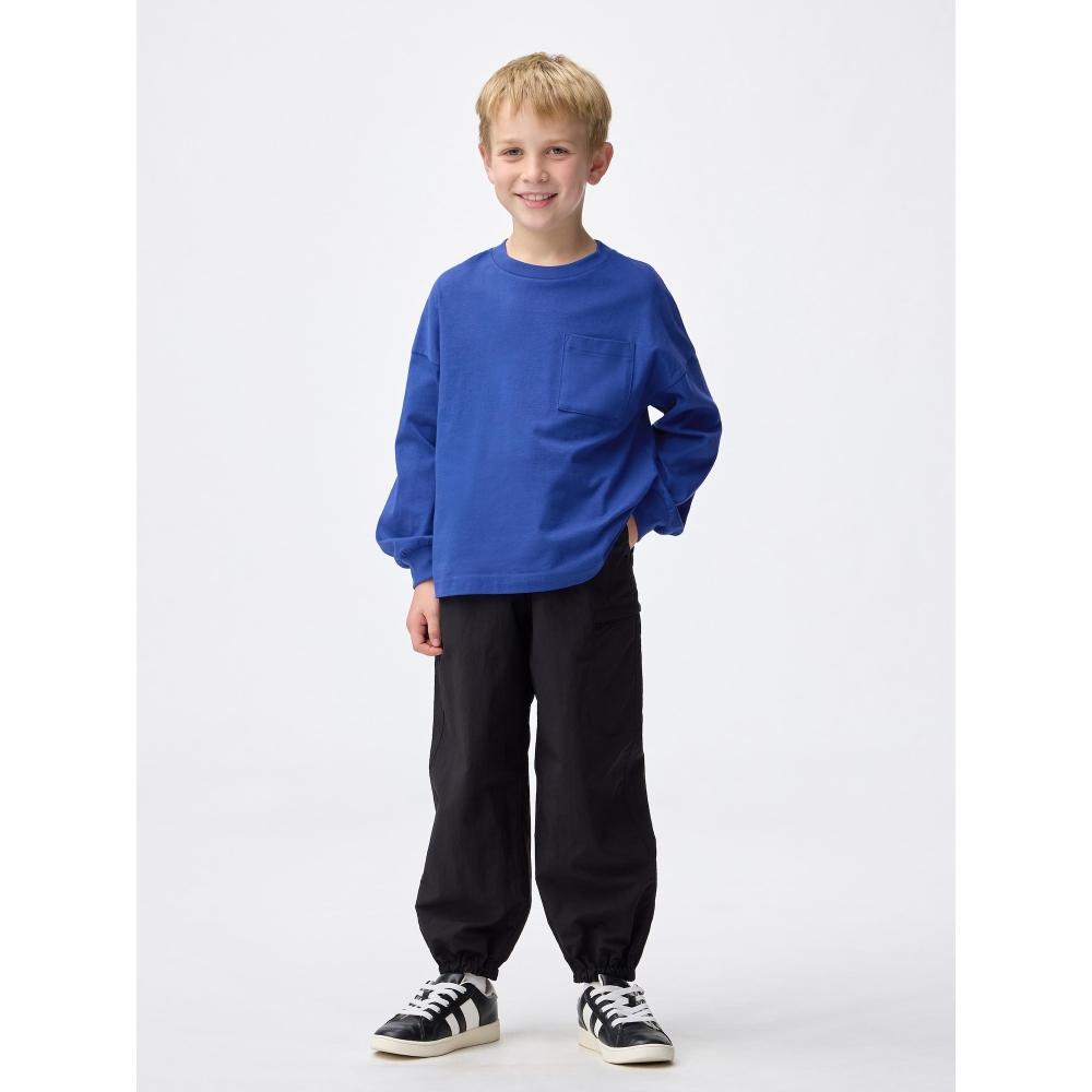 GU by Uniqlo Kids  Unisex  CoTTon PockeT T  Long Sleeve 