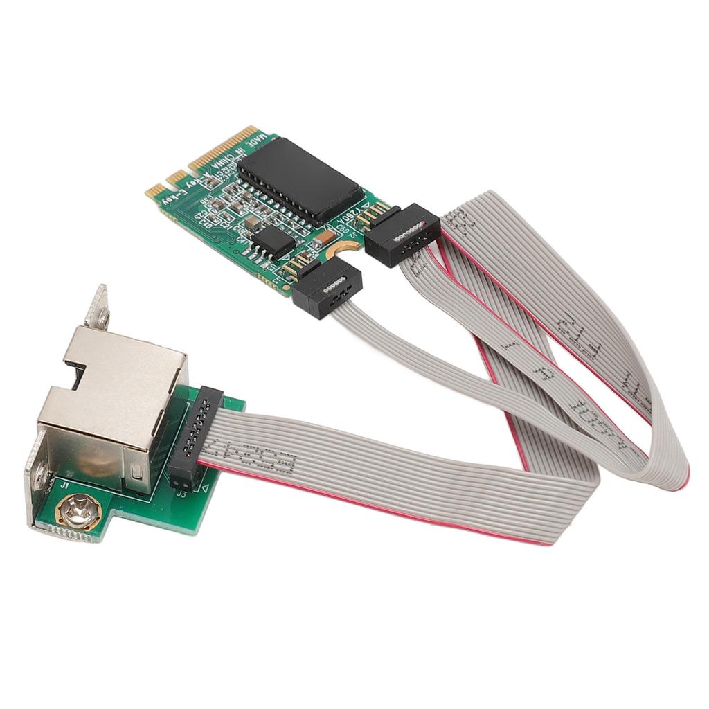 M.2 A+E Network Card Bent Pin Gigabit Ethernet Single Port RJ45 Server Network Card with I210AT Chip