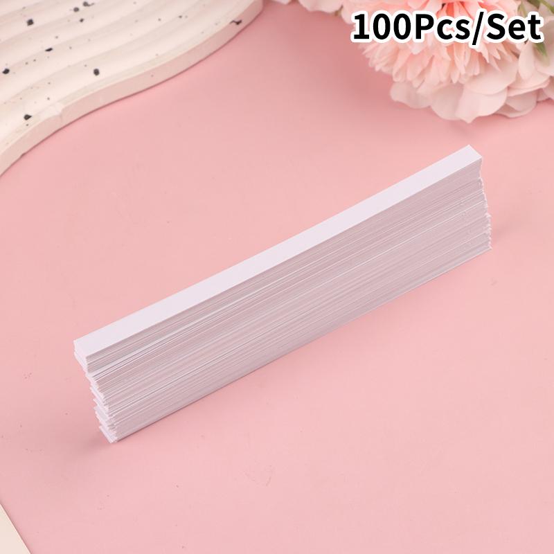 50/100Pcs Fragrance Perfume Essential Oils Test Paper For Aromatherapy Tester Paper Strips Briolette And Rectangle Shape