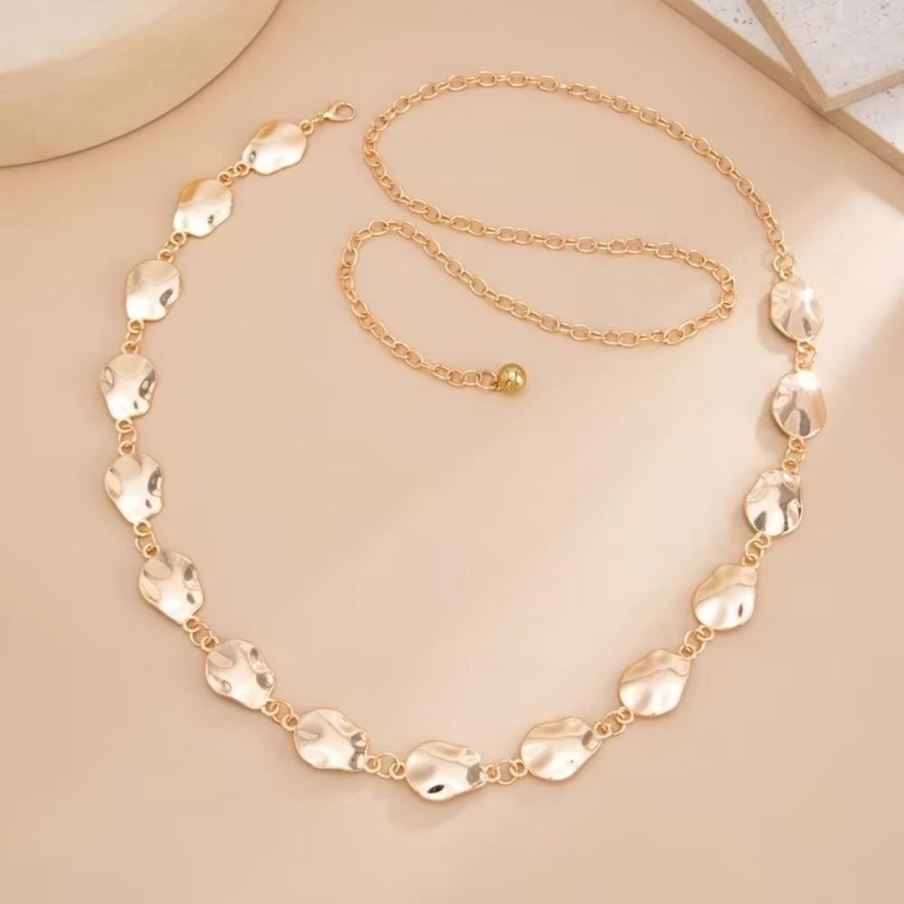 Geometric Waist Chain Oval-shaped Belly Chains Fashion Women Body Chain  Jewelry Gifts