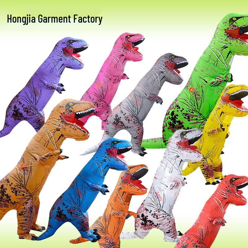 Aufblasbares T-Rex Dinosaurier Halloween Kostüm für Cosplay