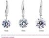 European & American Fashion Zircon Earrings & Necklace Set