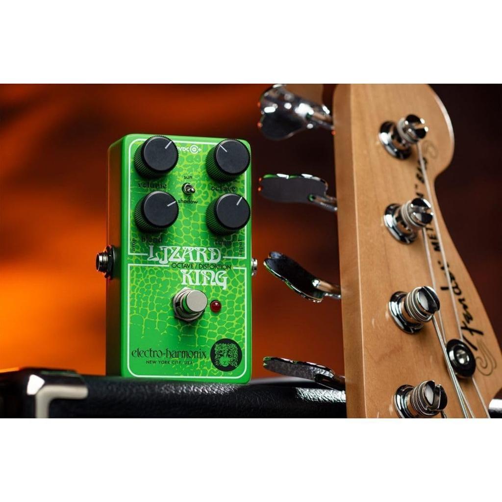 Electro-Harmonix Lizard King Octave Fuzz Bass Effects Pedal