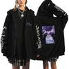 Solo Leveling Harajuku Anime Zipper Hoodies Mens Casual Zipper Coats Cartoon Printed Sweatshirts Hip Hop Hoody Streetwear Hooded Cardigan Tops