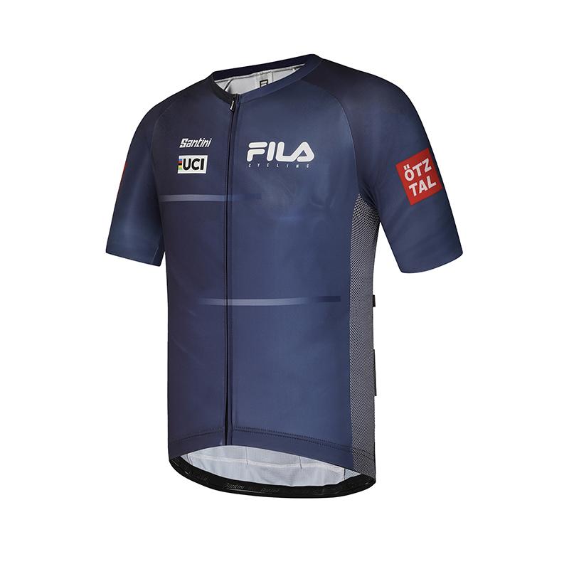 

New FILA CYCLING Knitwear Men s Dark Blue A11M528504FDP-1 185/104A/XXL