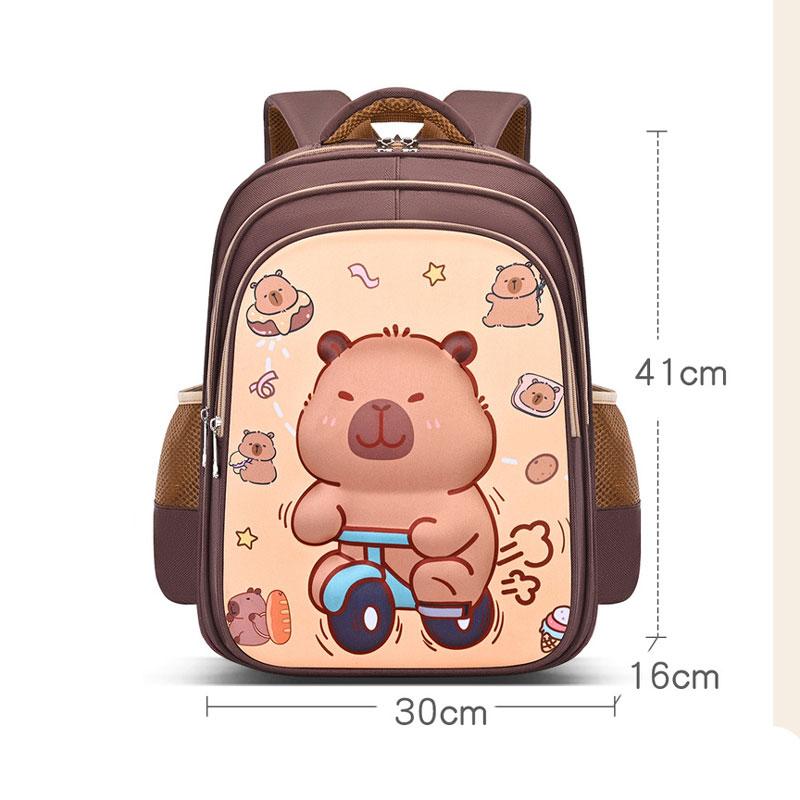 

Кавайный школьный рюкзак Капибара Стильный хаки Детский рюкзак Повседневный рюкзак для подростков Мальчик Девочка Сумка через плечо Детский школьный рюкзак хаки